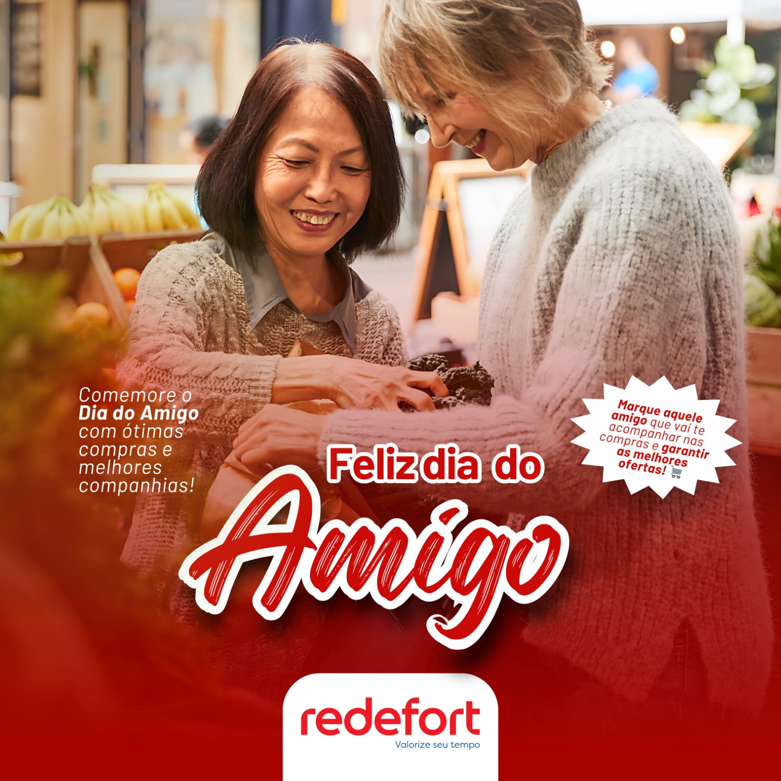 Feliz Dia do Amigo! 🛒❤️