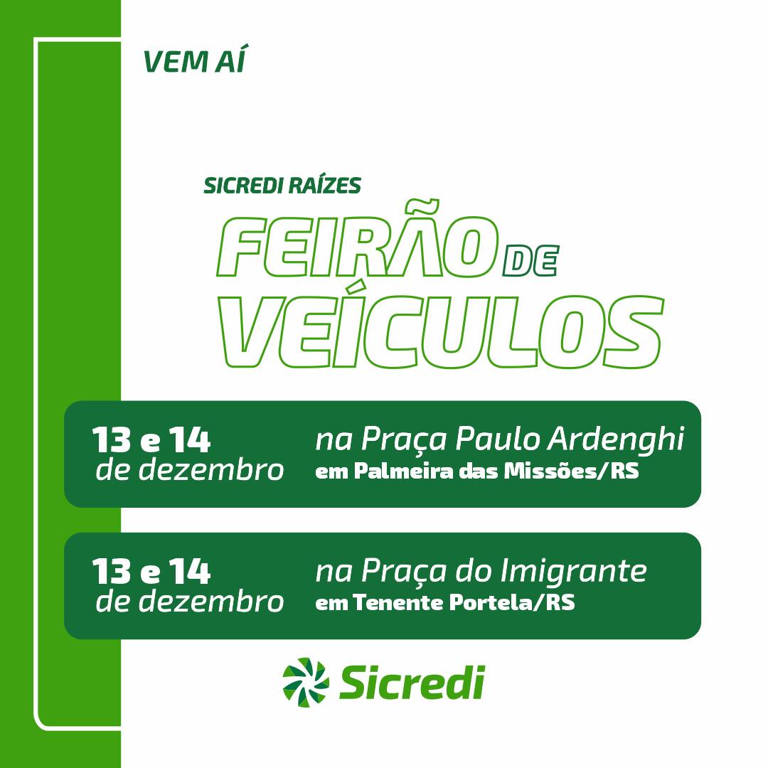 SICREDI RAIZES - Feirão de Veículos.