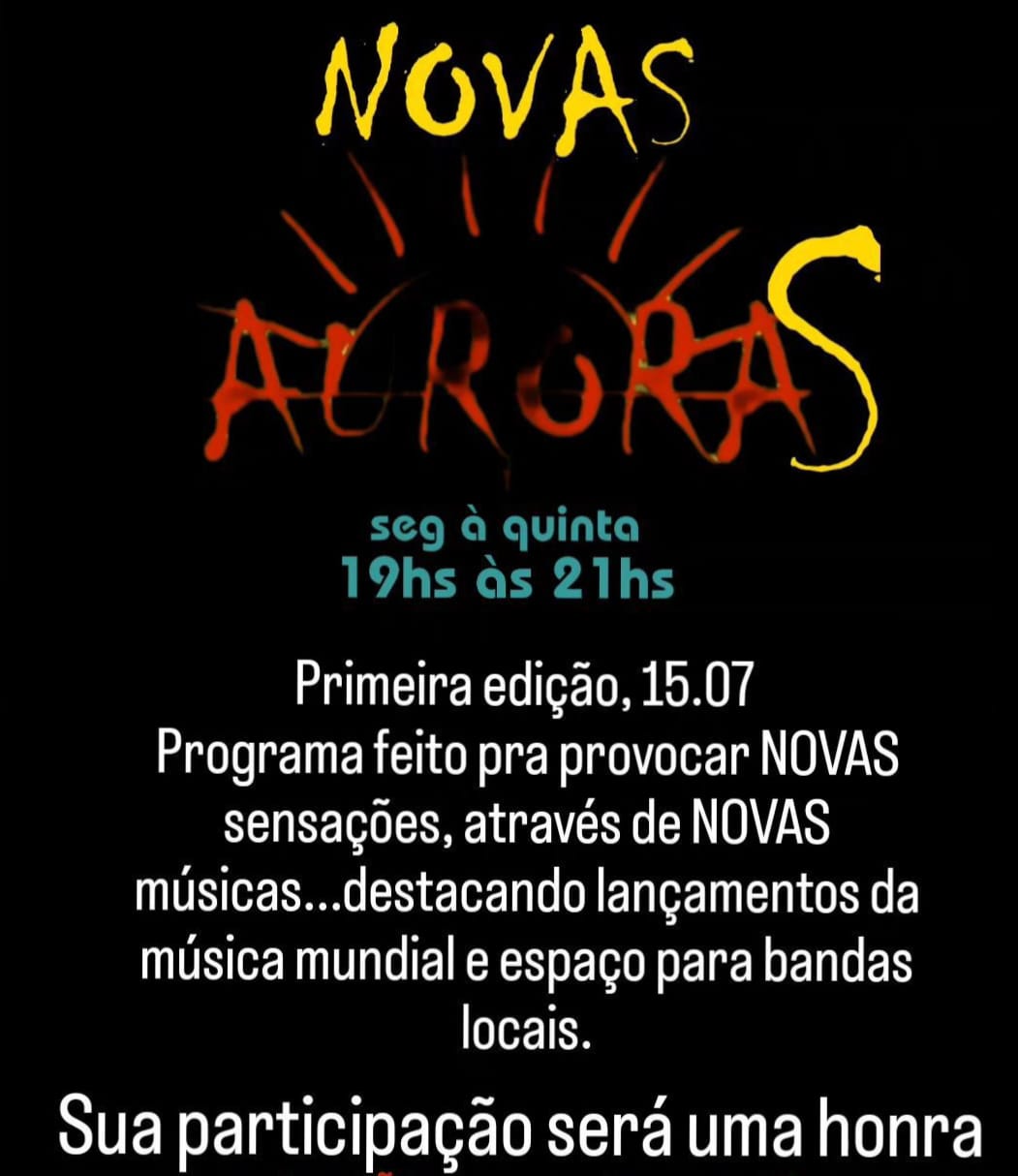 PRIMEIRA EDIÇÃO  - NOVAS AURORAS