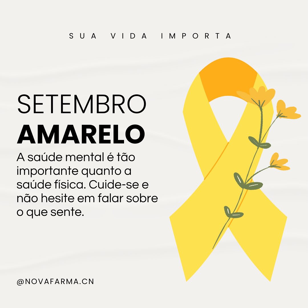 Setembro Amarelo na NovaFarma C.N